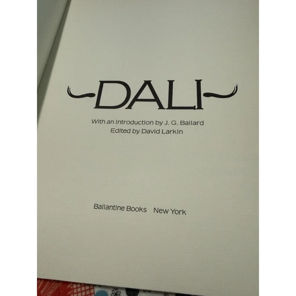 DALI, With an Introduction by J.G. Ballard, Edited by David Larkin (1974, PB)1st